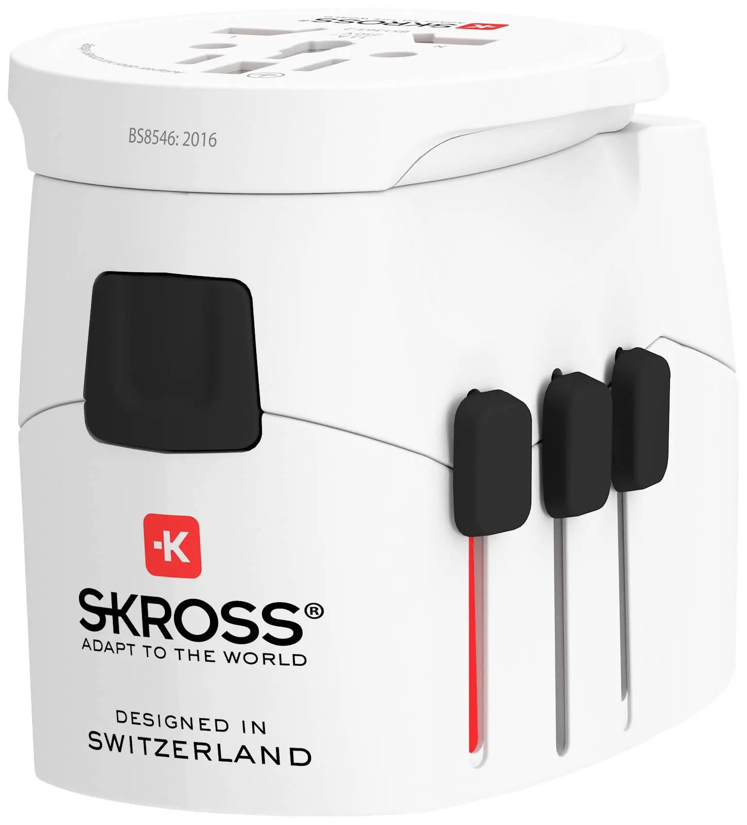 Адаптер SKROSS PRO Light, 2 x USB-A, World, Бял - image 3