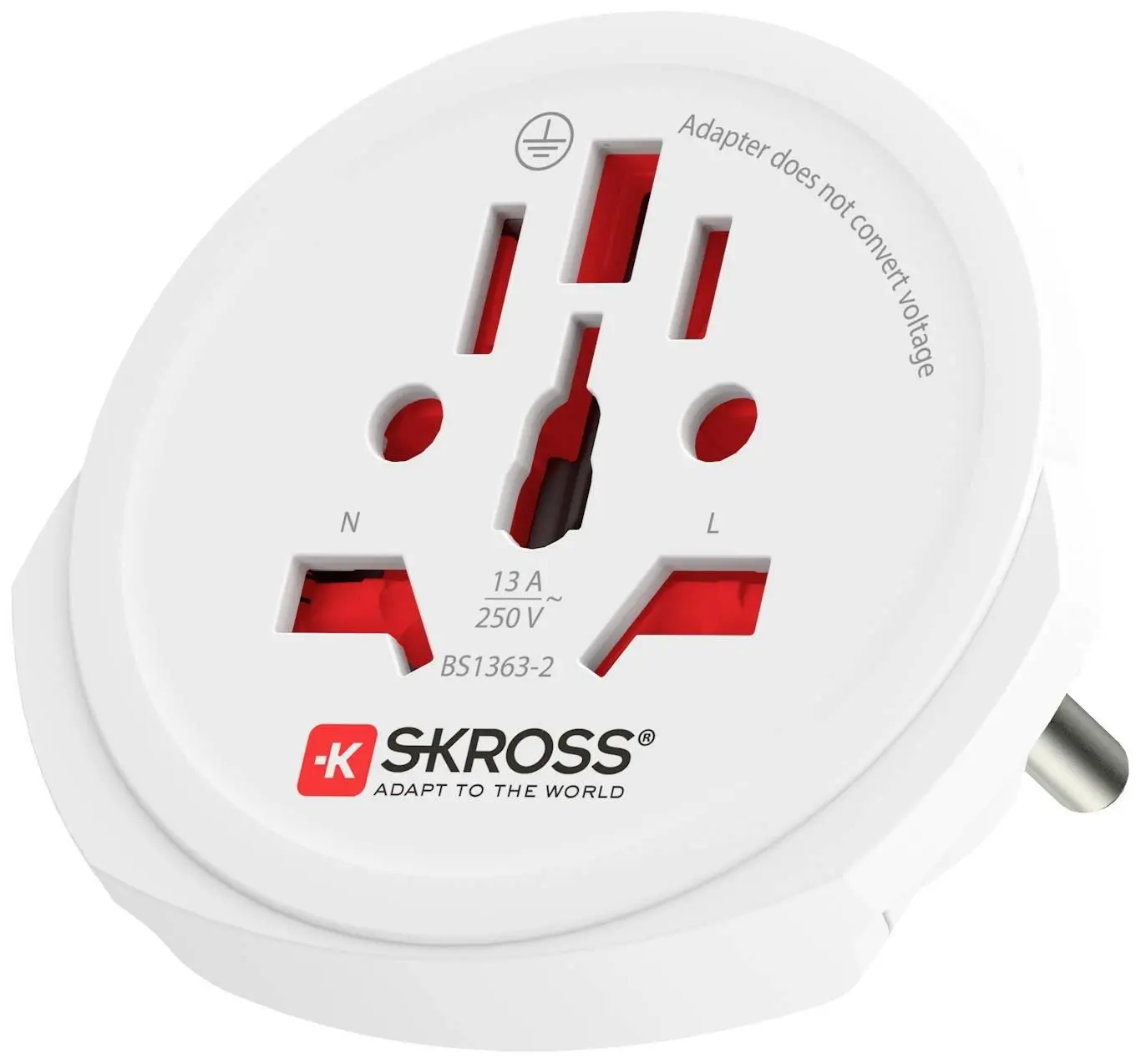 Адаптер SKROSS Pro World 1103180, Бял - image 2