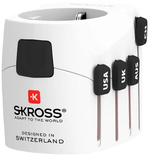 Adaptor SKROSS Pro World 1103180, Alb - 1