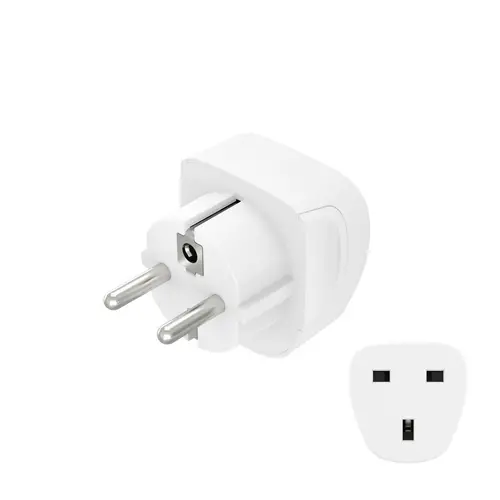 Adaptor de călătorie Type G, cu 3 pini, pentru dispozitive din Regatul Unit, 223459 - 1