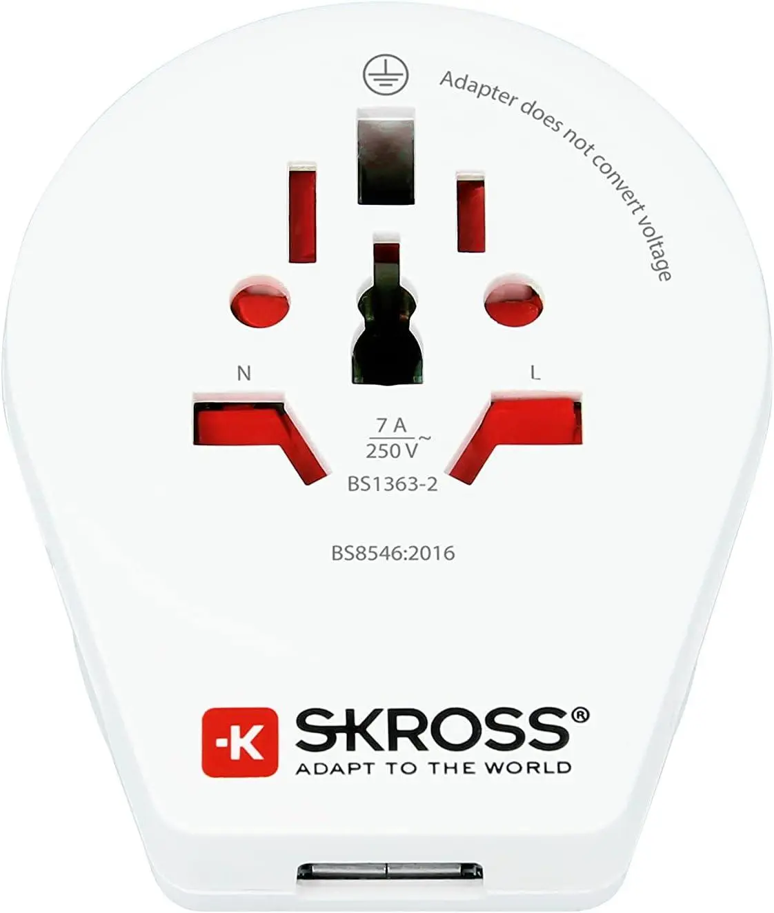 Адаптер SKROSS 1500267, World to UK, 220V - image 1