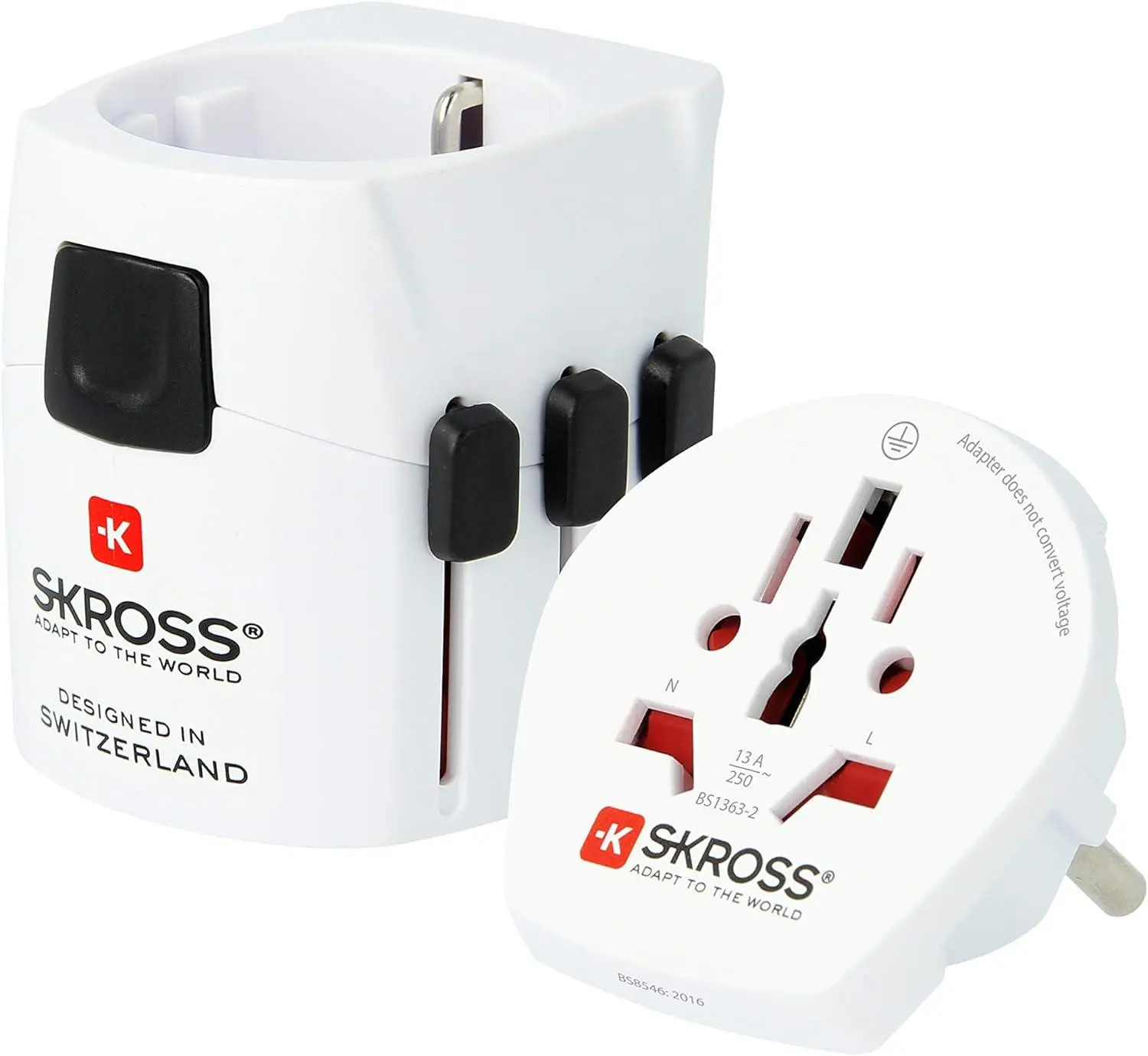 Αντάπτορας SKROSS PRO Light 1.103165, World, Λευκό