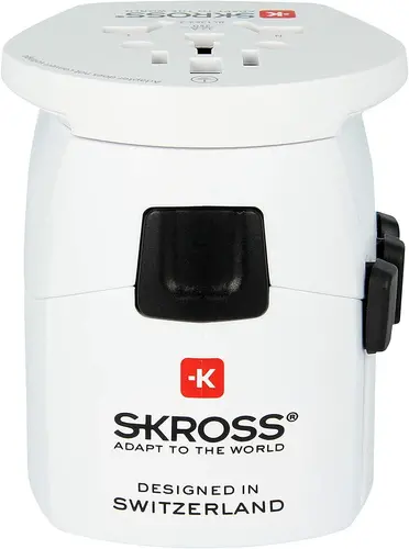 Адаптер SKROSS PRO Light 1.103165, World, Бял - image 1