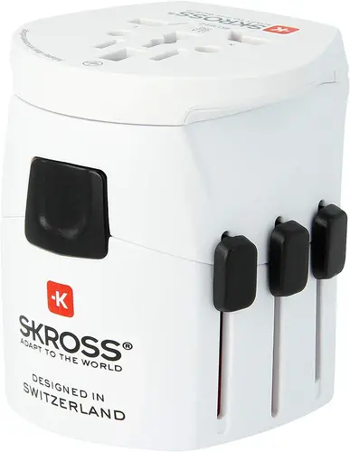 Адаптер SKROSS PRO Light 1.103165, World, Бял - image 2