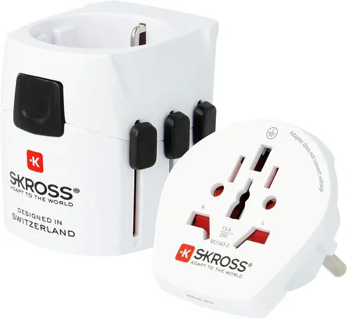 Αντάπτορας SKROSS PRO Light 1.103165, World, Λευκό