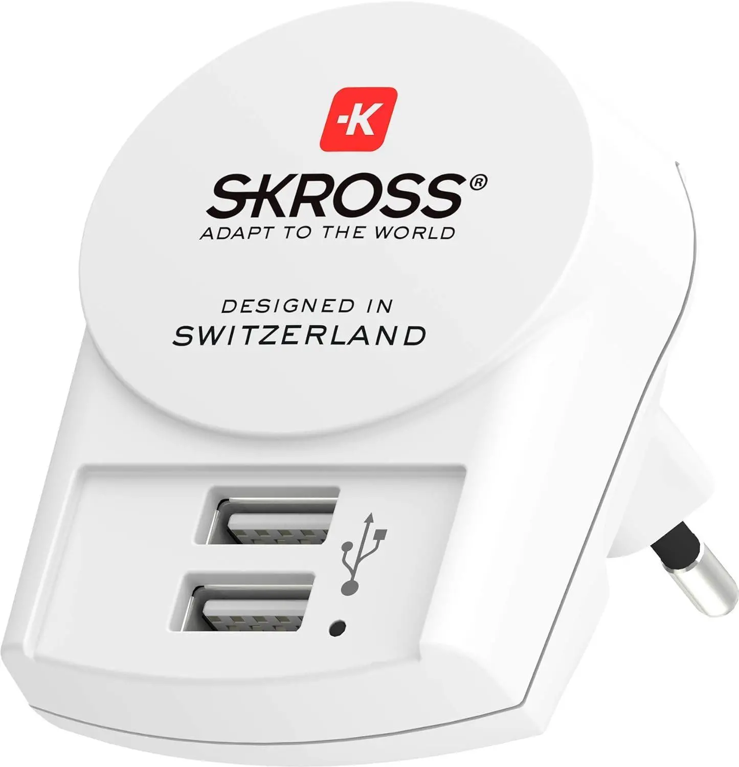 Adaptor-încărcător SKROSS Euro USB Charger 1.302421, 2 x USB-A, 2.4A