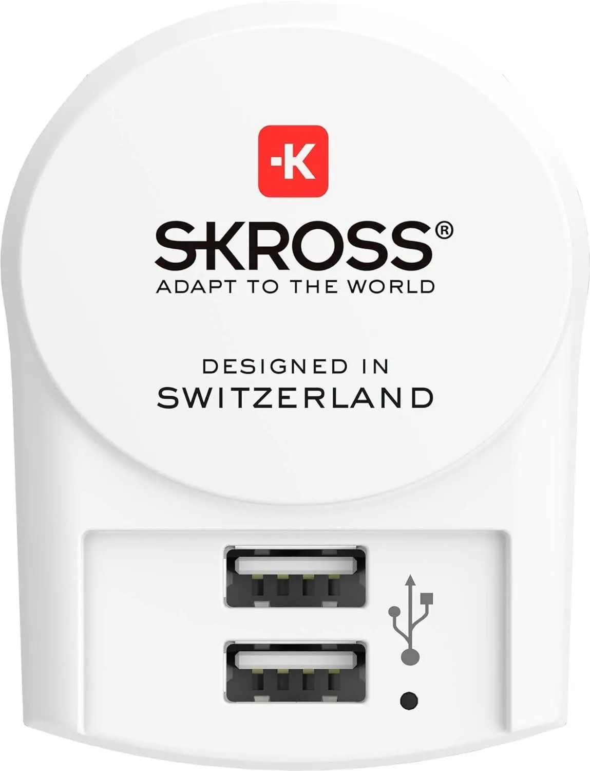 Адаптер-зарядно SKROSS Euro USB Charger 1.302421, 2 x USB-A, 2.4A - image 1
