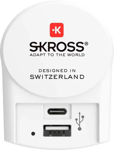 Адаптер-зарядно SKROSS Euro USB Charger 1.302423, USB-А, USB-C - image 1