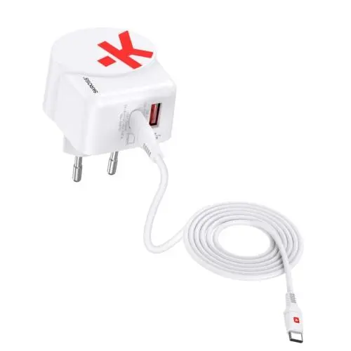 Адаптер-зарядно SKROSS Euro USB Charger AC45PD, USB-A, USB-C - image 3