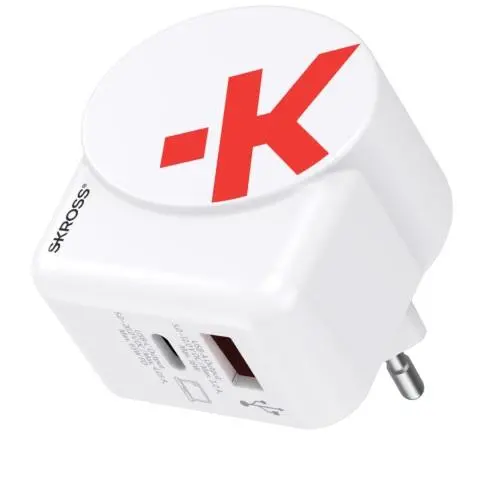 Adaptor-încărcător SKROSS Euro USB Charger AC65PD, USB-A, USB-C - 1