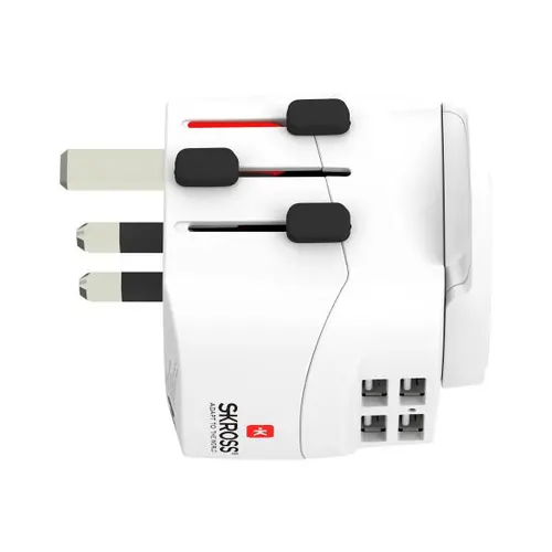 Адаптер SKROSS PRO Light 4 x USB-A, 1.302471, World, Бял - image 2