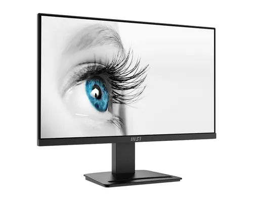 Монитор, MSI PRO MP2412, 23.8", 100Hz, 1920x1080 FHD, VA, 1ms MPRT, 4ms GTG, 4000:1 CONTRAST RATIO, Anti-glare, 1x HDMI, 1x DP, VESA 75, Tilt, 300 cd/m2, 113% (CIE 1976), VESA 75mm, Display Kit App, T?V certified anti-flicker, 9S6-3BA9CH-042 - image 1
