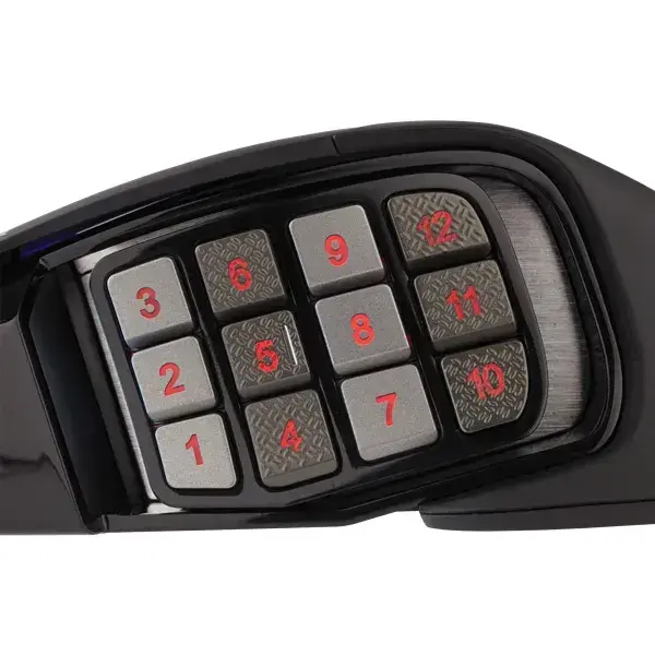 CORSAIR SCIMITAR RGB ELITE, MOBA/MMO, Black, Backlit RGB LED, 18000 DPI, Optical - image 5