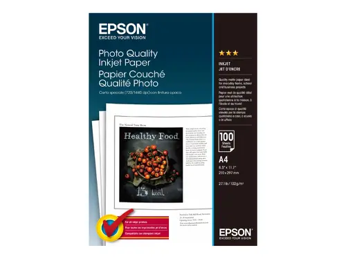 EPSON S041061 Matte photo paper inkjet 102g/m2 A4 100 sheets 1-pack - image 2
