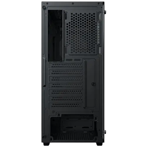 Hero II Air 3F Black EN41655, ATX/M-ATX/MINI ITX, USB3.0 X1, USB2.0 X2, HD AUDIO, Front Meshed Grill & Left TG, 3PCS Z20F Fixed LED Fan - image 4