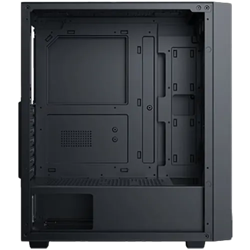 Xigmatek Blade EN40887 ATX/M-ATX/MINI ITX, USB3.0 X1, USB2.0 X2, HD AUDIO, Mehsed Grill Frontpanel & Left Tempered Glass, 4PCS X20C Auto Running LED Fan - image 3