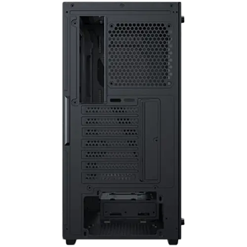 Xigmatek Blade EN40887 ATX/M-ATX/MINI ITX, USB3.0 X1, USB2.0 X2, HD AUDIO, Mehsed Grill Frontpanel & Left Tempered Glass, 4PCS X20C Auto Running LED Fan - image 4