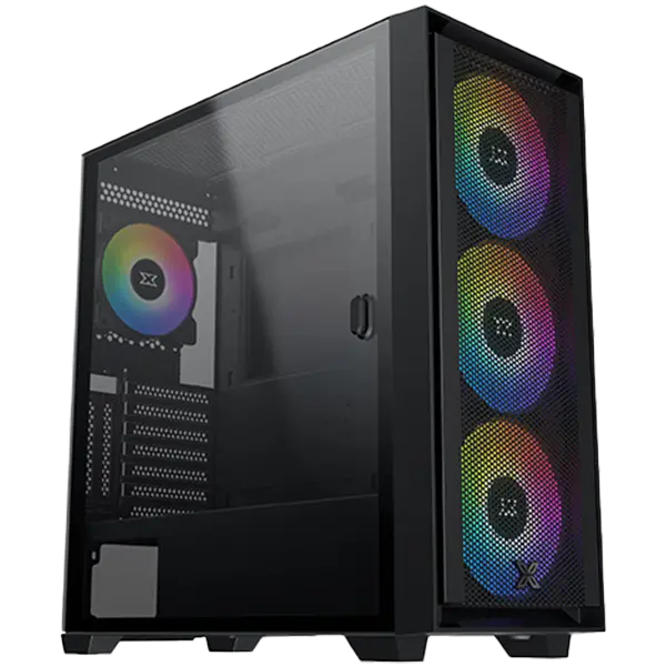 Xigmatek Anubis Pro 4FX EN40788, E-ATX/ATX/M-ATX/MINI ITX, 1x USB 3.0, 2x USB 2.0, HD Audio, Left Magnetic TG, 3PCS 140mm X40A & 1PC 120mm X20A & Galaxy II Fan Control Box & Remote