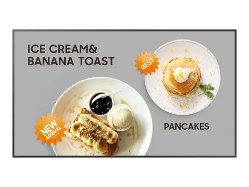 Широкоформатен дисплей, Samsung LFD QM32C, 32" 24/7 400nit 1920x1080 Tizen 4.0 Black - image 2