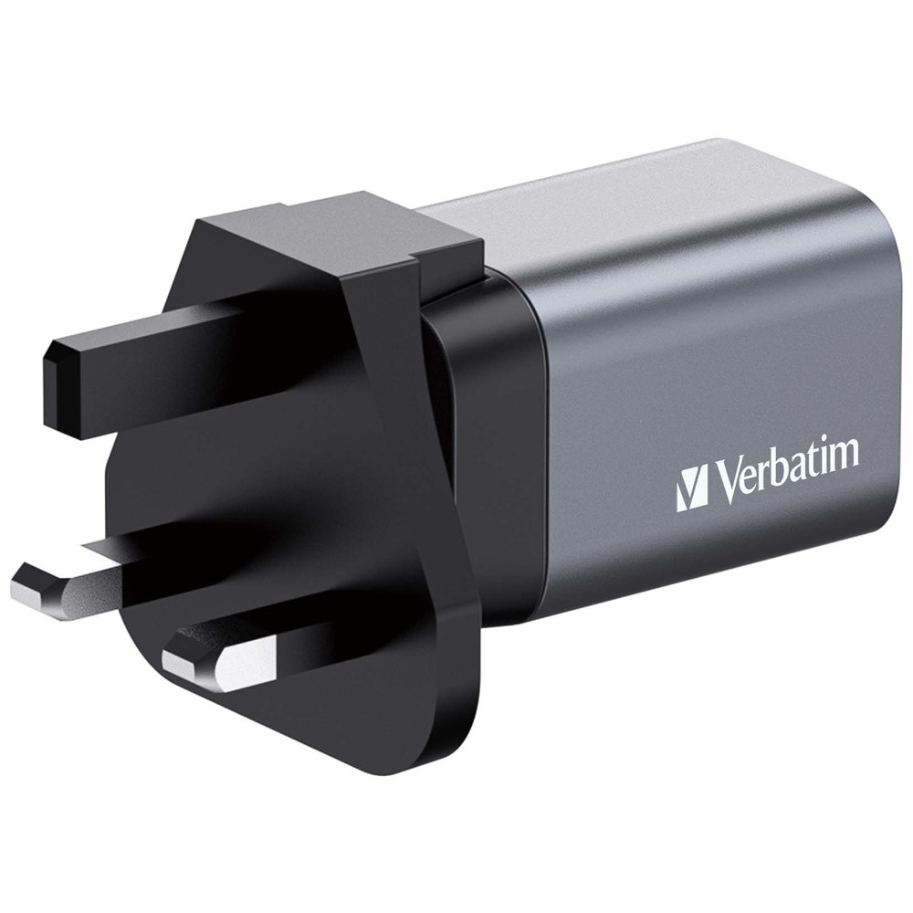 Зарядно устройство, Verbatim GNC-35 GaN Charger 2 Port 35W USB A/C (EU/UK/US) - image 3