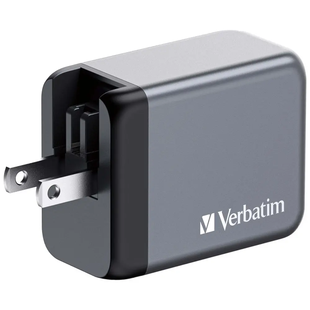 Зарядно устройство, Verbatim GNC-65 GaN Charger 3 Port 65W USB A/C (EU/UK/US) - image 4