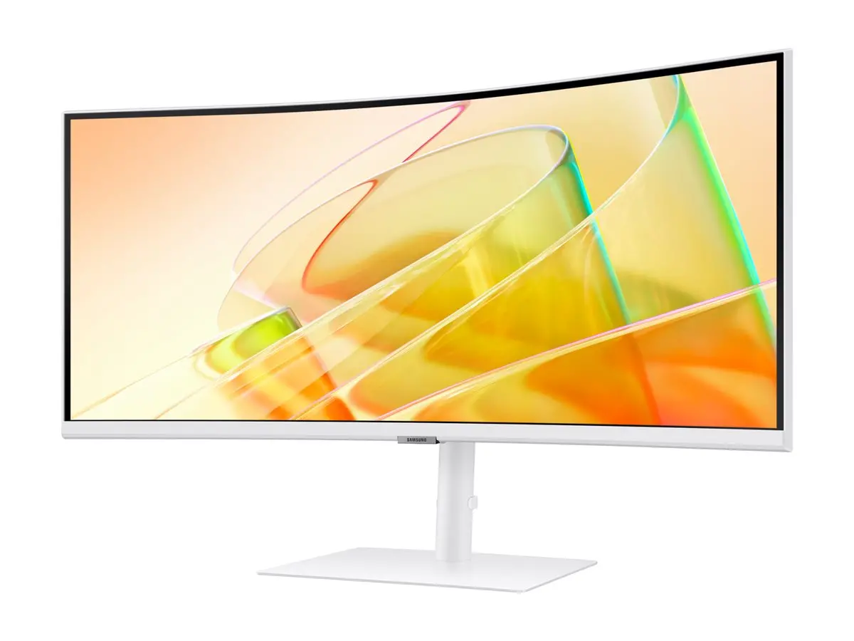 Монитор, Samsung 34A650 34" Curved VA 3440x1440 5ms 100Hz DP HDMI USB 3.0 Speakers Thunderbolt White - image 1