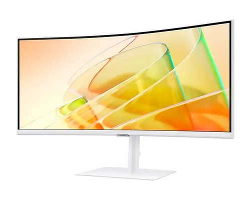 Монитор, Samsung 34A650 34" Curved VA 3440x1440 5ms 100Hz DP HDMI USB 3.0 Speakers Thunderbolt White - image 1