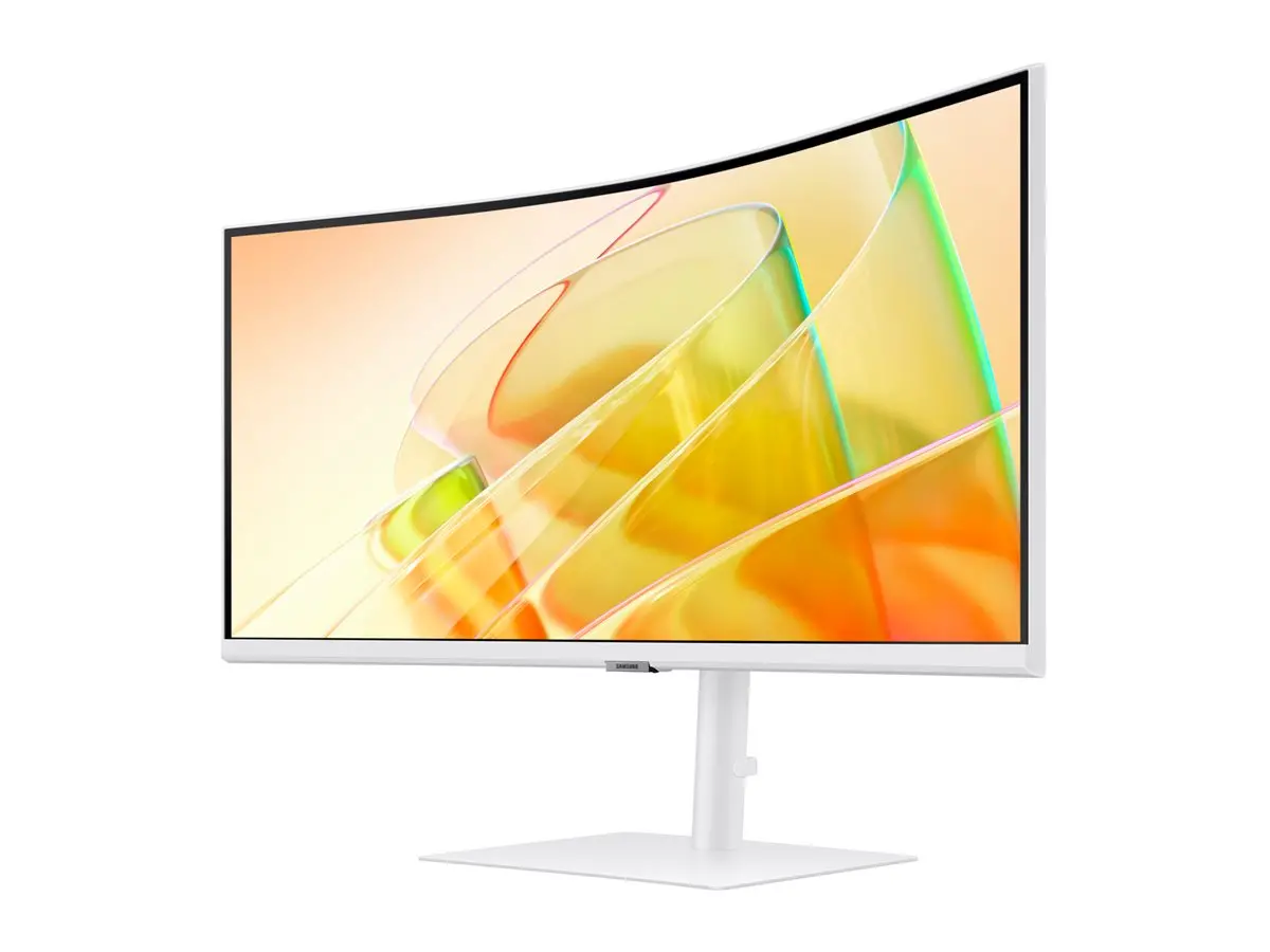 Монитор, Samsung 34A650 34" Curved VA 3440x1440 5ms 100Hz DP HDMI USB 3.0 Speakers Thunderbolt White - image 2