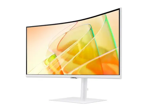 Οθόνη, Samsung 34A650 34" Curved VA 3440x1440 5ms 100Hz DP HDMI USB 3.0 Ηχεία Thunderbolt Λευκή - 3