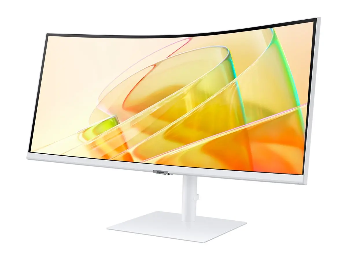 Монитор, Samsung 34A650 34" Curved VA 3440x1440 5ms 100Hz DP HDMI USB 3.0 Speakers Thunderbolt White - image 3