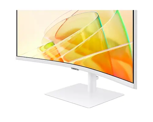 Монитор, Samsung 34A650 34" Curved VA 3440x1440 5ms 100Hz DP HDMI USB 3.0 Speakers Thunderbolt White - image 8