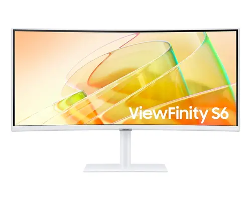 Монитор, Samsung 34A650 34" Curved VA 3440x1440 5ms 100Hz DP HDMI USB 3.0 Speakers Thunderbolt White