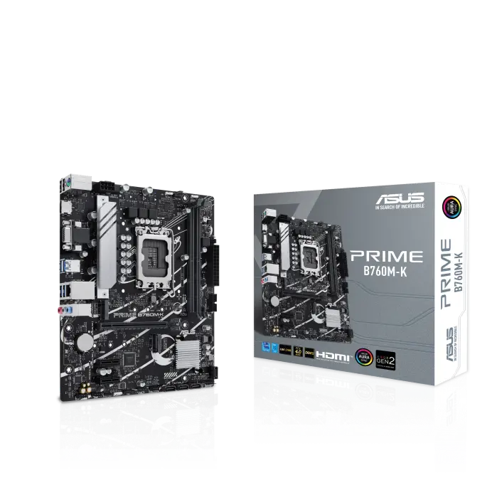 Дънна платка, ASUS PRIME B760M-K /LGA1700