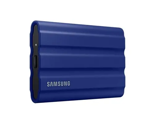 Външен SSD Samsung T7 Shield, 1TB USB-C, Син - image 1