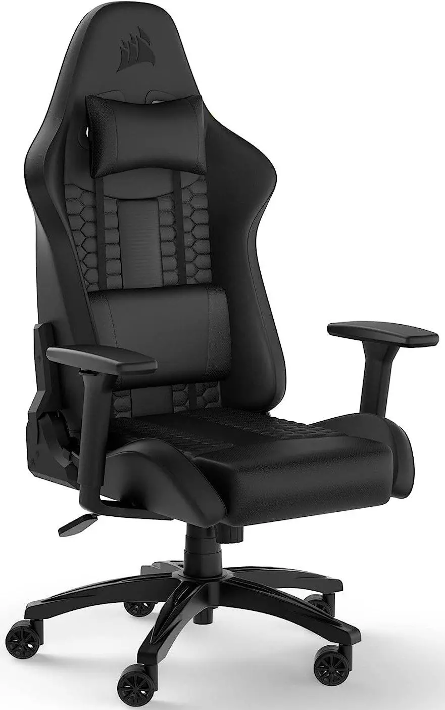 CORSAIR TC100 RELAXED Gaming Chair, Leatherette - Black