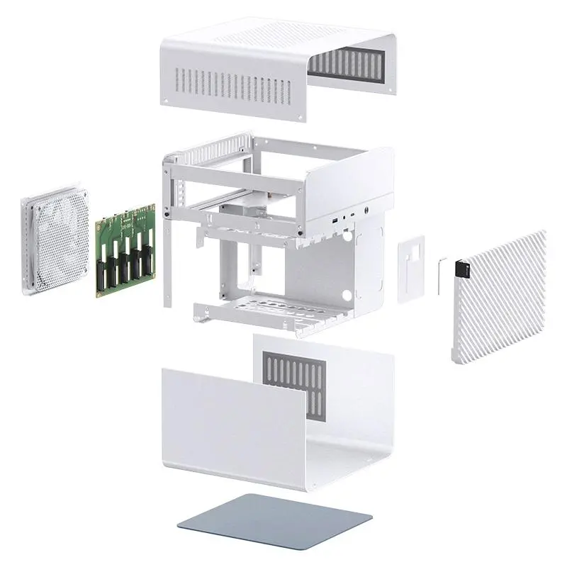 Κουτί Jonsbo N2, Mini-ITX, Λευκό - image 7