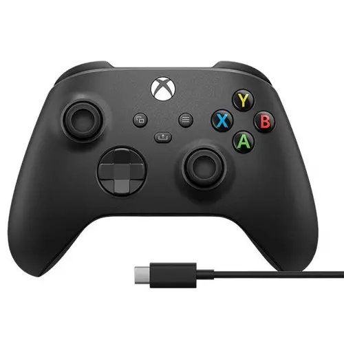 Χειριστήριο gaming Microsoft Xbox + καλώδιο Type-C, μαύρο - 1