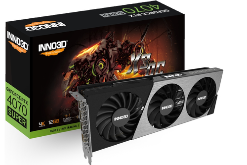 Видео карта, Inno3D GeForce RTX 4070 Super 12GB GDDR6X X3 OC