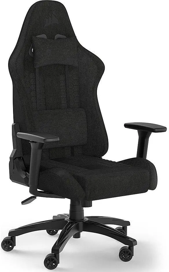 CORSAIR TC100 RELAXED Gaming Chair, Fabric - Black