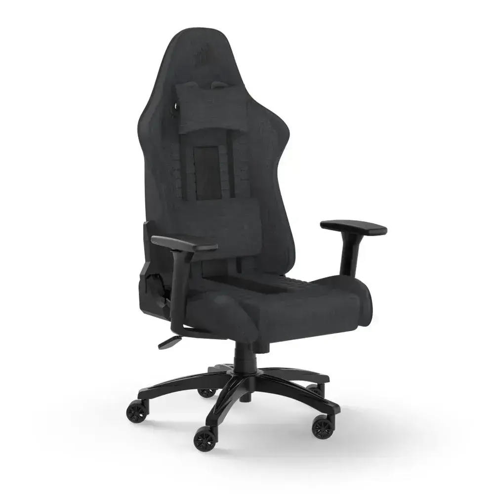 CORSAIR TC100 RELAXED Gaming Chair, Fabric - Grey and Black