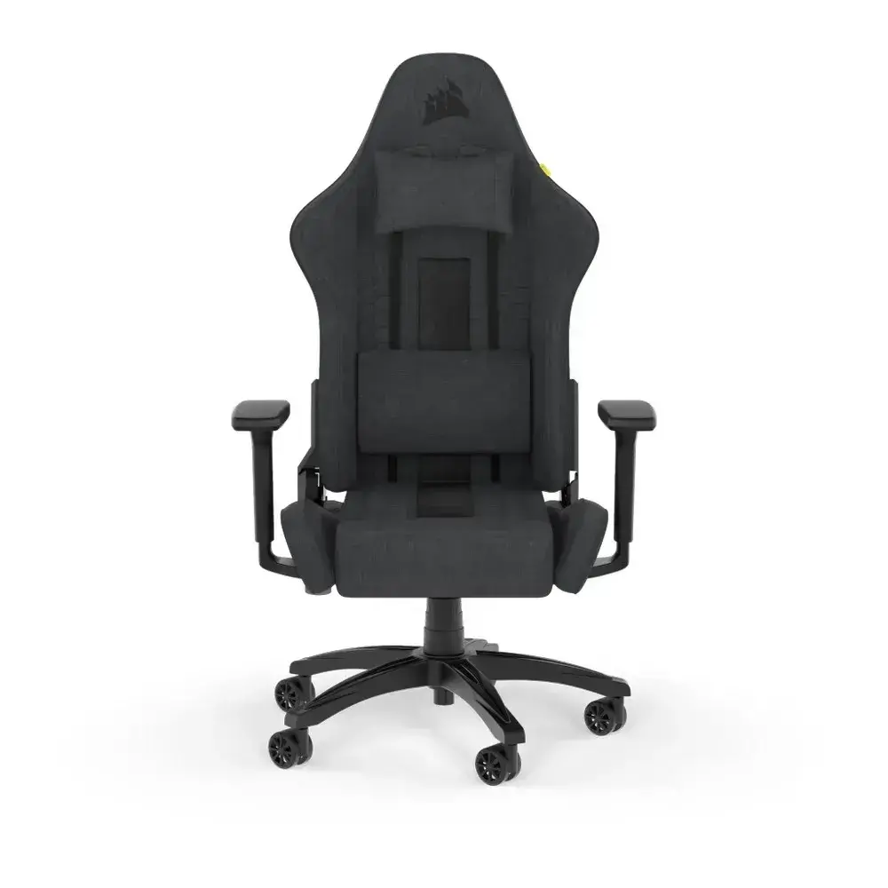 CORSAIR TC100 RELAXED Gaming Chair, Fabric - Grey and Black - image 1
