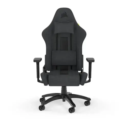 CORSAIR TC100 RELAXED Gaming Chair, Fabric - Grey and Black - image 1