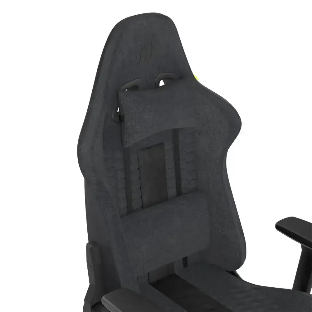 CORSAIR TC100 RELAXED Gaming Chair, Fabric - Grey and Black - image 5