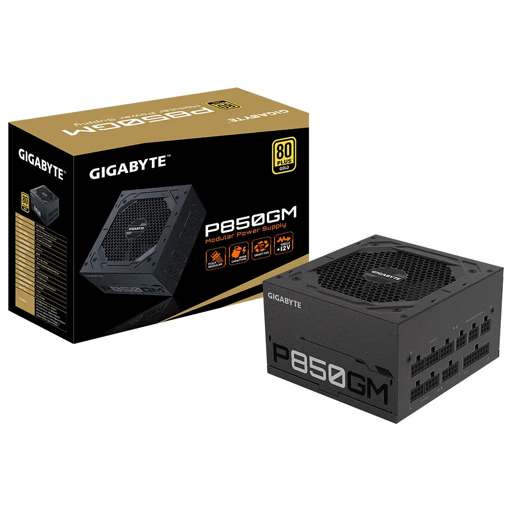 Захранващ блок Gigabyte P850GM, 850W, 80+ GOLD, Modular - image 6