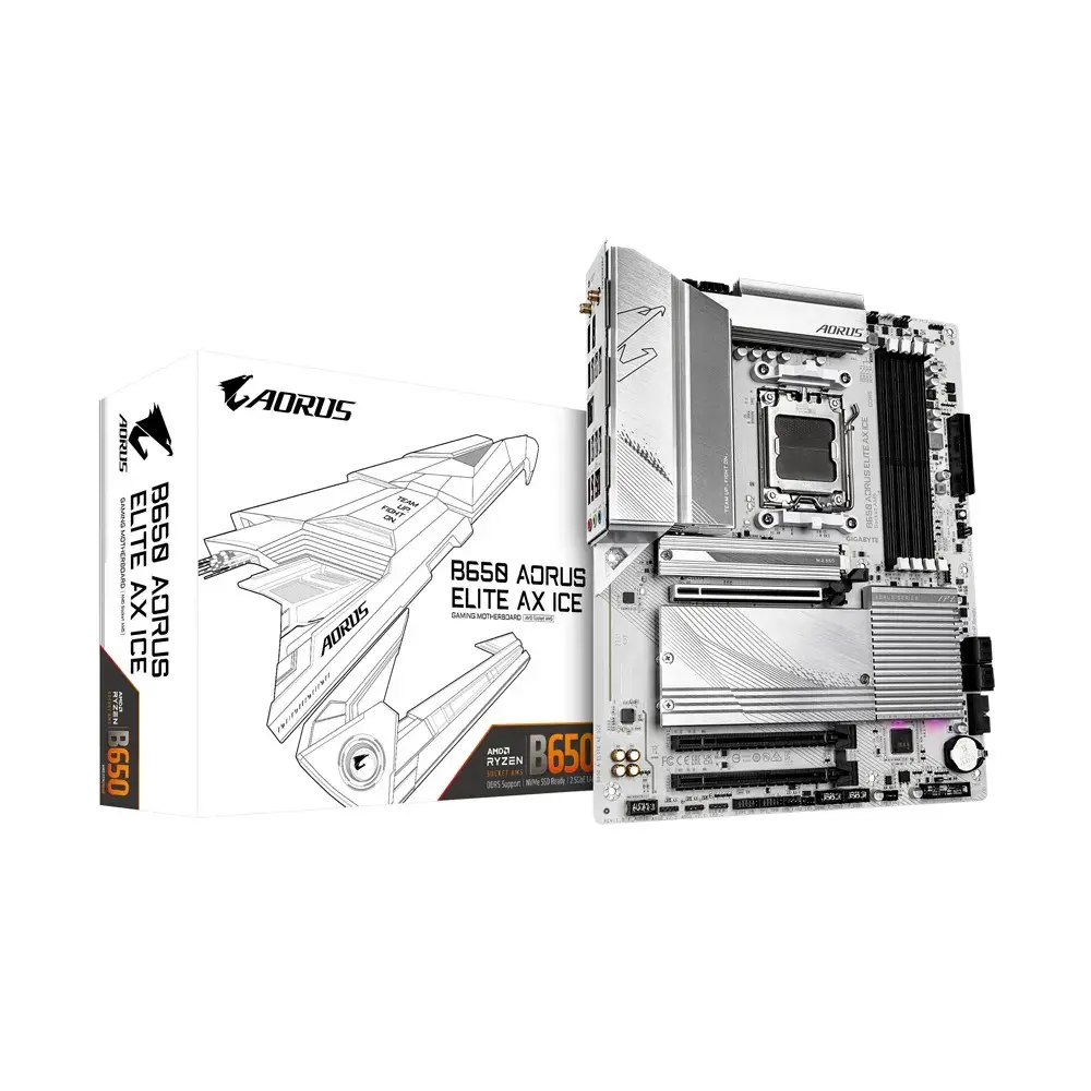 Дънна платка, GIGABYTE GB B650 A ELITE AX ICE /AM5