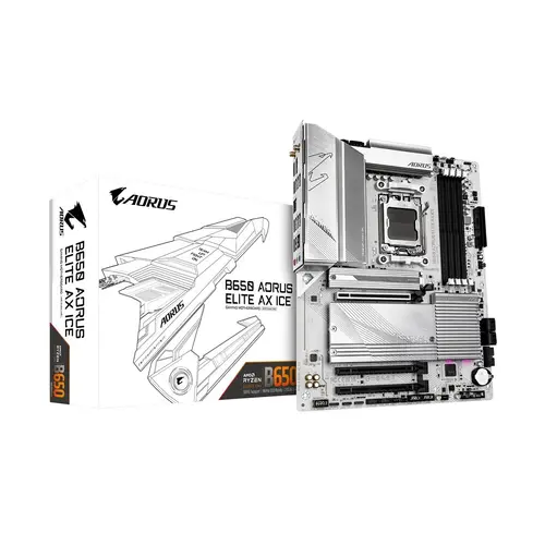 Placă de bază, GIGABYTE GB B650 A ELITE AX ICE /AM5 - 1