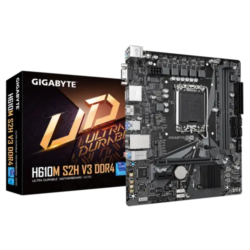 Дънна платка, GIGABYTE GB H610M S2H V3 DDR4 /LGA1700