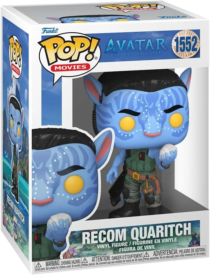 Фигурка Funko Pop! Movies Avatar: The Way of Water -Recom Quaritch #1552 - image 1