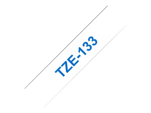 Консуматив, Brother TZe-133 Tape Blue on Clear, Laminated, 12mm, 8m - Eco - image 3