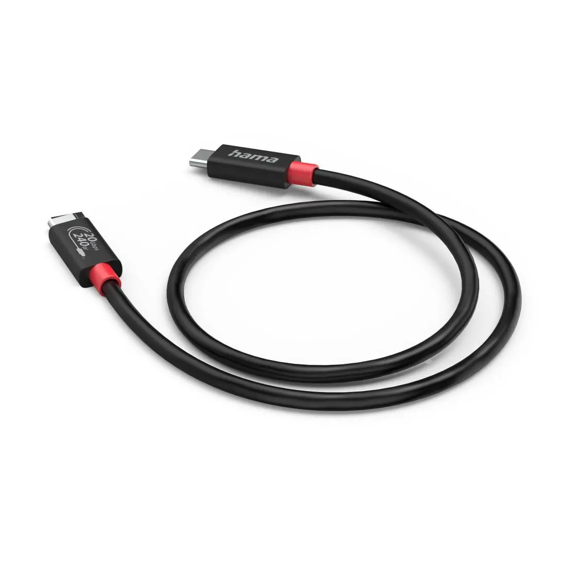 HAMA Кабел USB-C, E-Marker, USB4 Gen2, 20 Gbit/s, 5 A, 240 W, 200788 - image 2